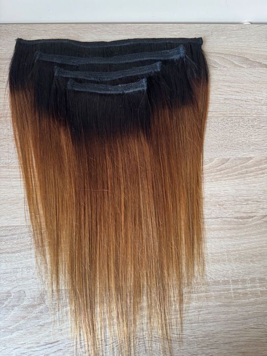 РАЗПРОДАЖБА – 100% натурална индийска коса, 40см, 137 грама