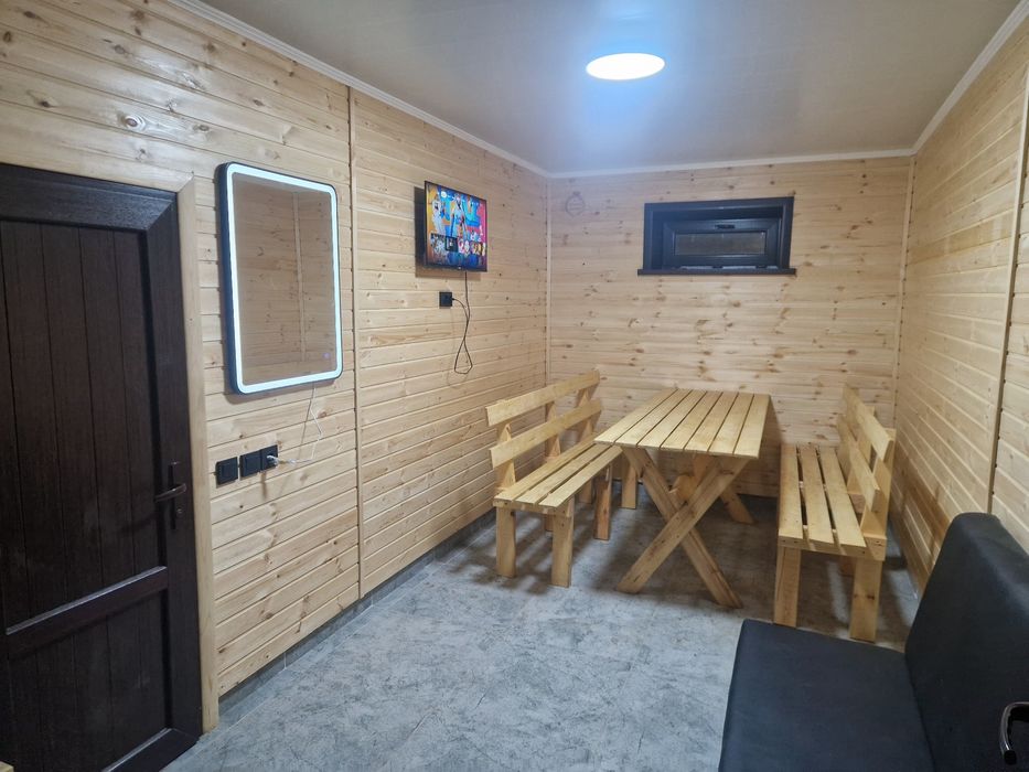 Семейная баня на дровах