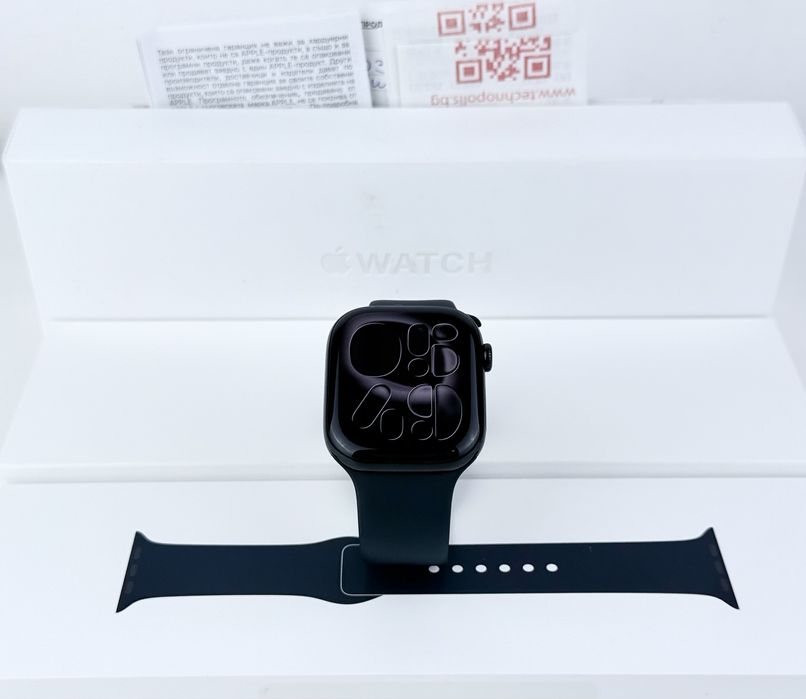 НОВ! Apple Watch 10 46mm Jet Black GPS 2г. Гаранция!