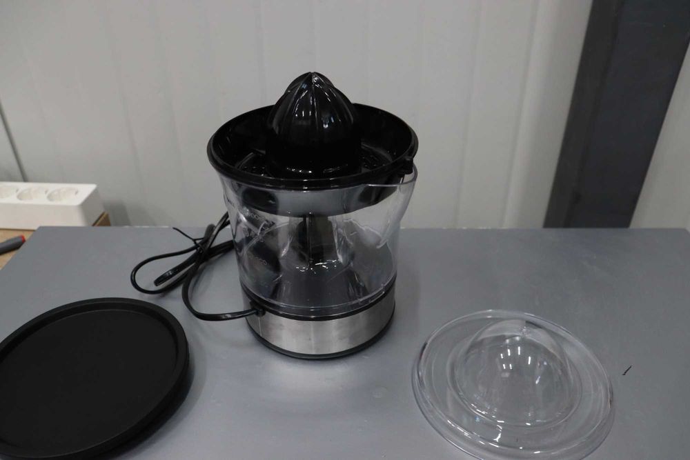 Bestron ACJ350Z Цитрус преса, пластмаса неръждаема стомана, сребристо