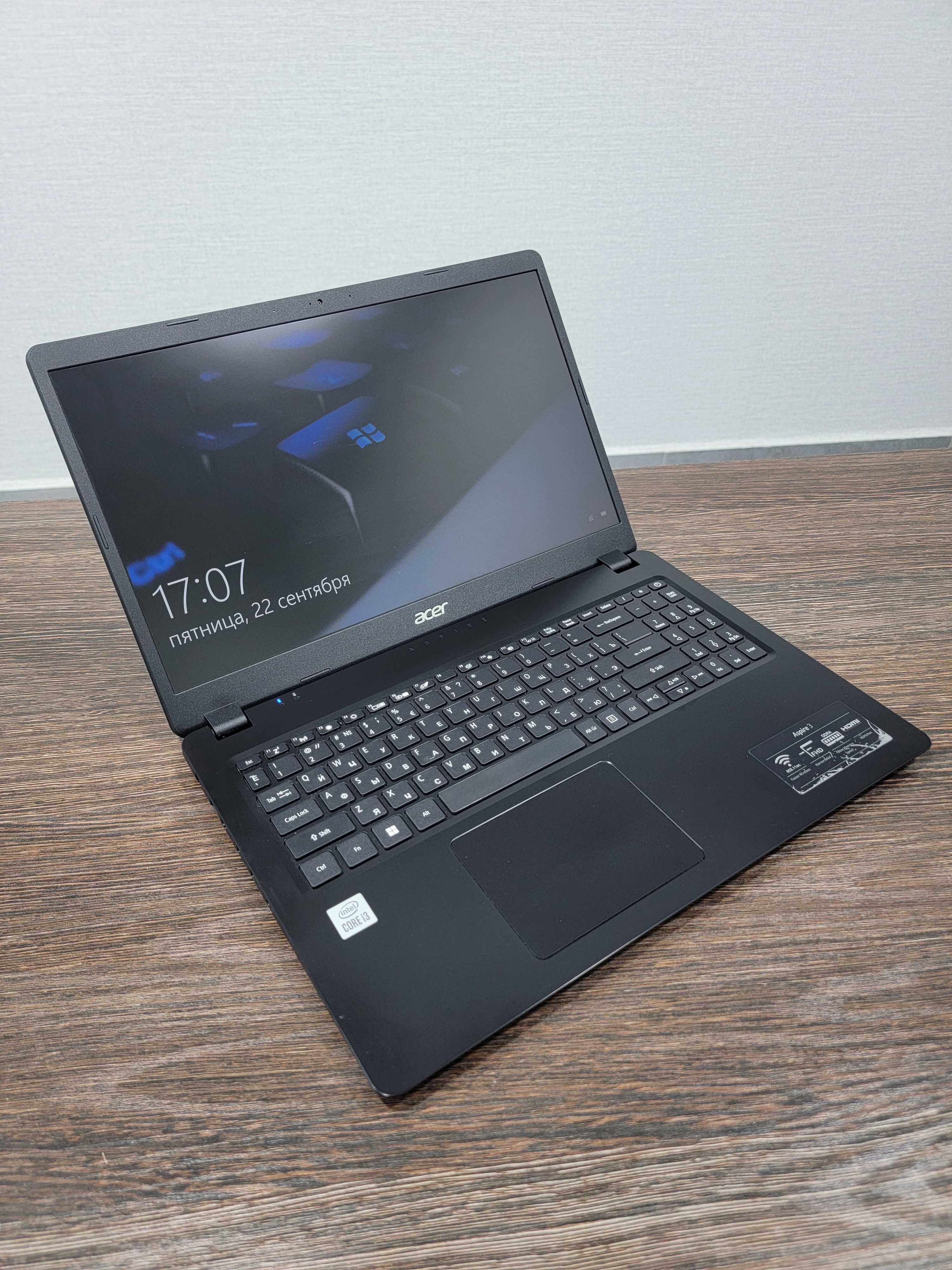 i3 ноутбук Acer Aspire 3, в отличном состоянии, как новый,