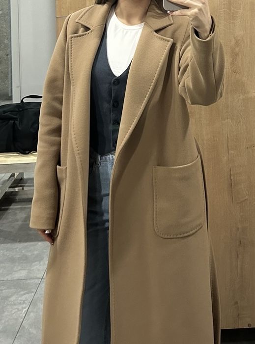 Пальто из 100% кашемира