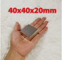 40x40x20mm МАГНИТ-75кг. неодимов N52, Neodymium magnet magnit neodimov