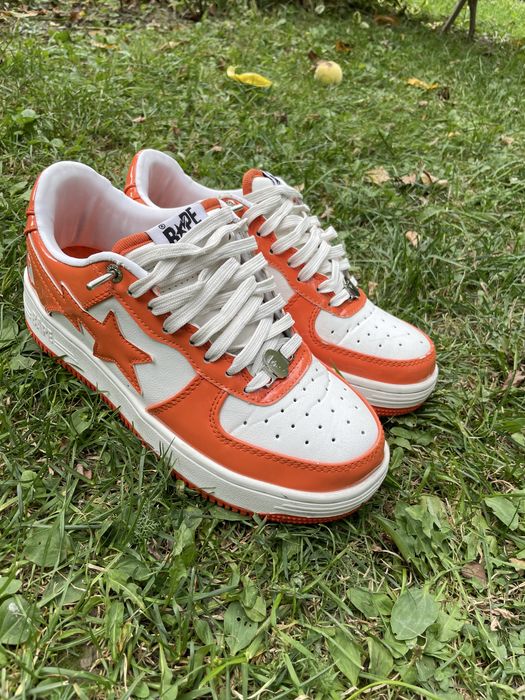 Adidasi Bapesta Portocalii