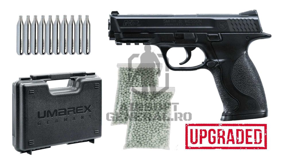 Set/Pachet Airsoft Smith&Wesson UPGRADED+bile+cutie+CO2 AirsoftGeneral