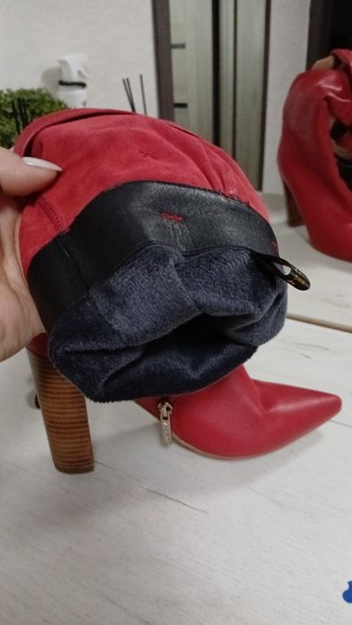 Продам сапоги натуральная кожа