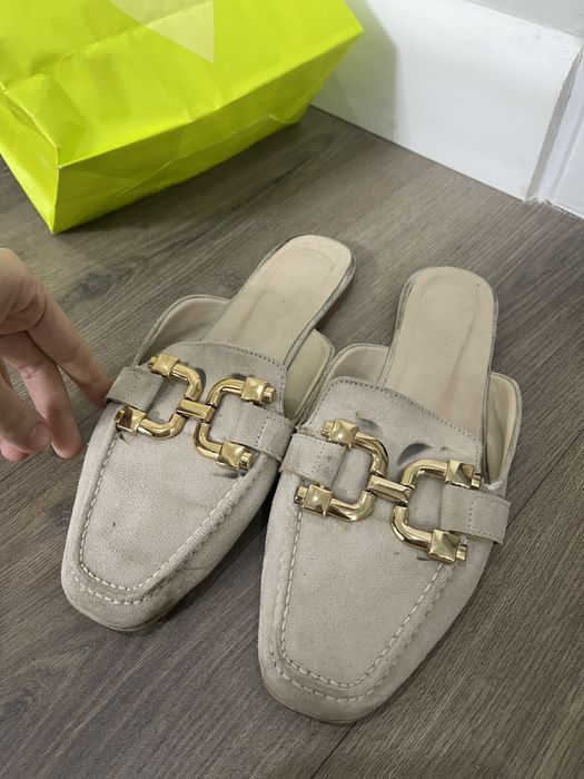 Продам мюли, размер 38, замша