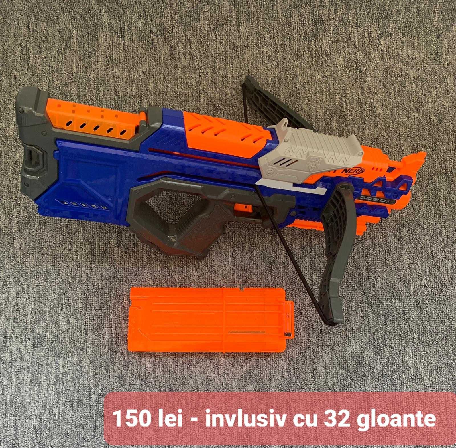NERF - pistoale Lawbringer, Crossbolt, Stryfe Elite