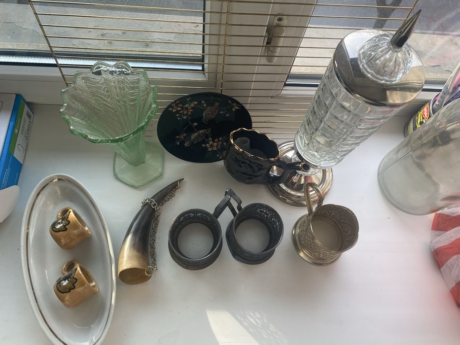 Винтажный набор: посуда и винтажные наборы