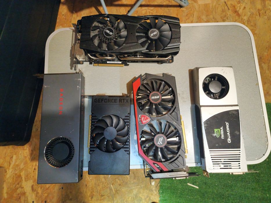 Lot Placi video defecte rtx2060s gtx( 980 1080 1060 1650 ) rx5700