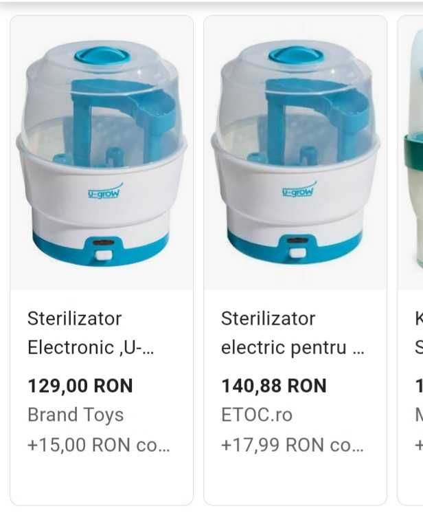 Sterilizator biberoane U-grow