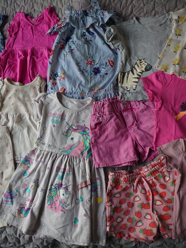 ЛОТ летни детски дрехи за момиче 3-4 години (104 см.)