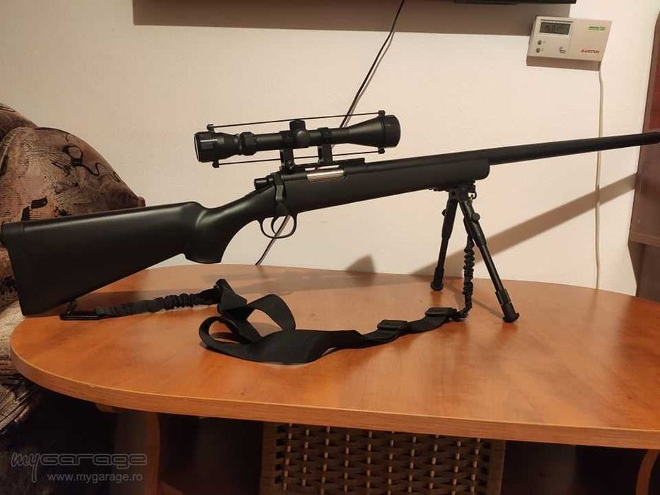 Pusca/Sniper Airsoft cu Luneta FullMetal Modificat 7,4j M61/M24