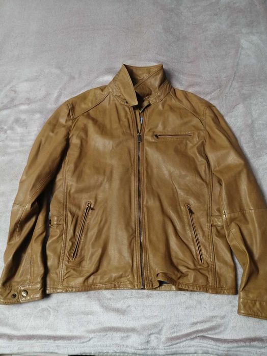 Massimo dutti кожено яке xl