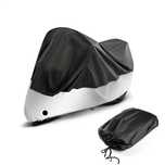Prelata husa neagra cu argintiu moto scuter XXXL 265cmx125cm­x105cm