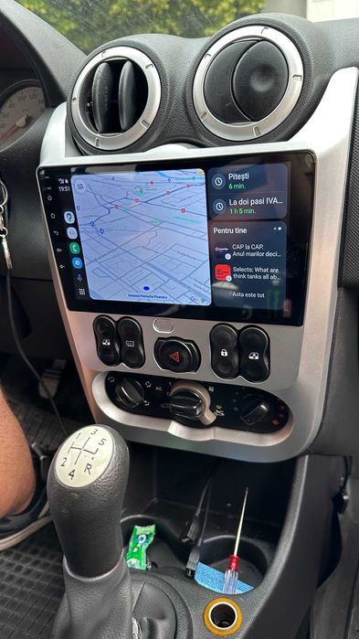 Navigatie android Dacia Logan, Sandero, Duster DSP CarPlay AndroidAuto