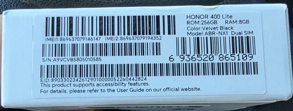 Vând Honor 400 Lite