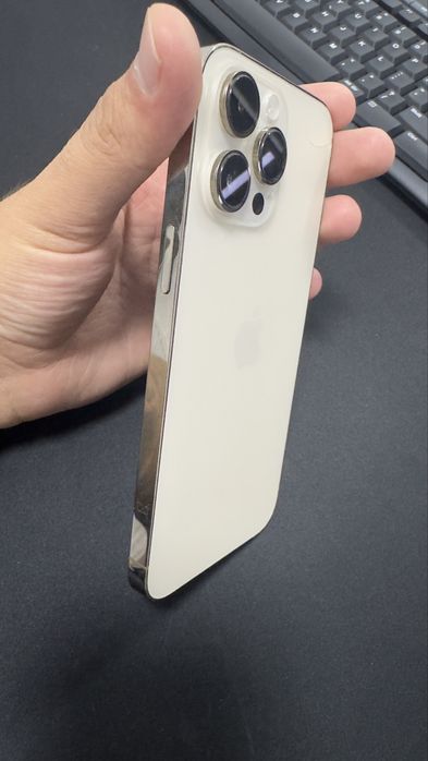Iphone 14 pro max 512 gb auriu 9/10 spate crapat putin
