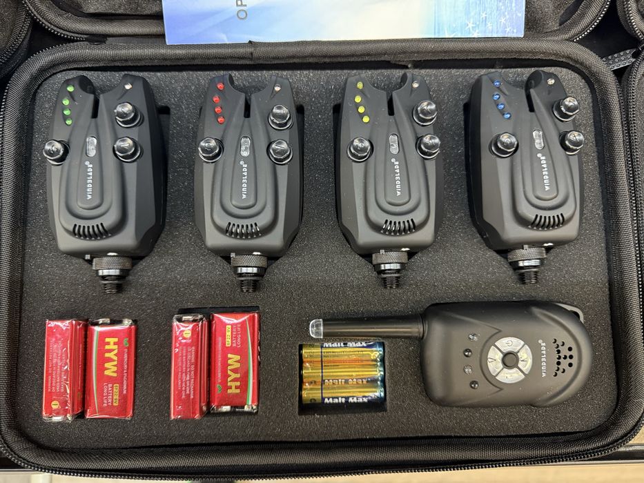 Set de 4 avertizori pentru pescuit, 4+1 WindBlade 2025 NEW