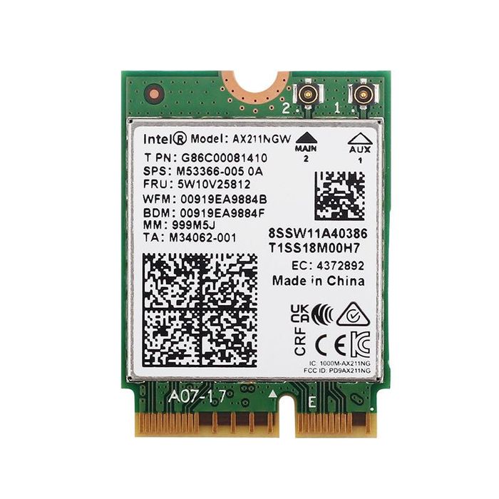 WiFi модуль формата m.2 Intel ax211 (wifi6e+bluetooth 5.3)