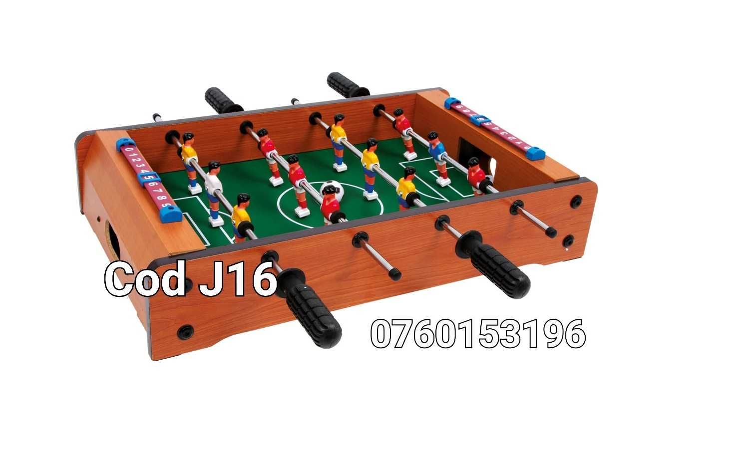 Masa Joc de Mini Fotbal (Foosball) cu 12 Jucatori si 2 mingi-Nou-J16
