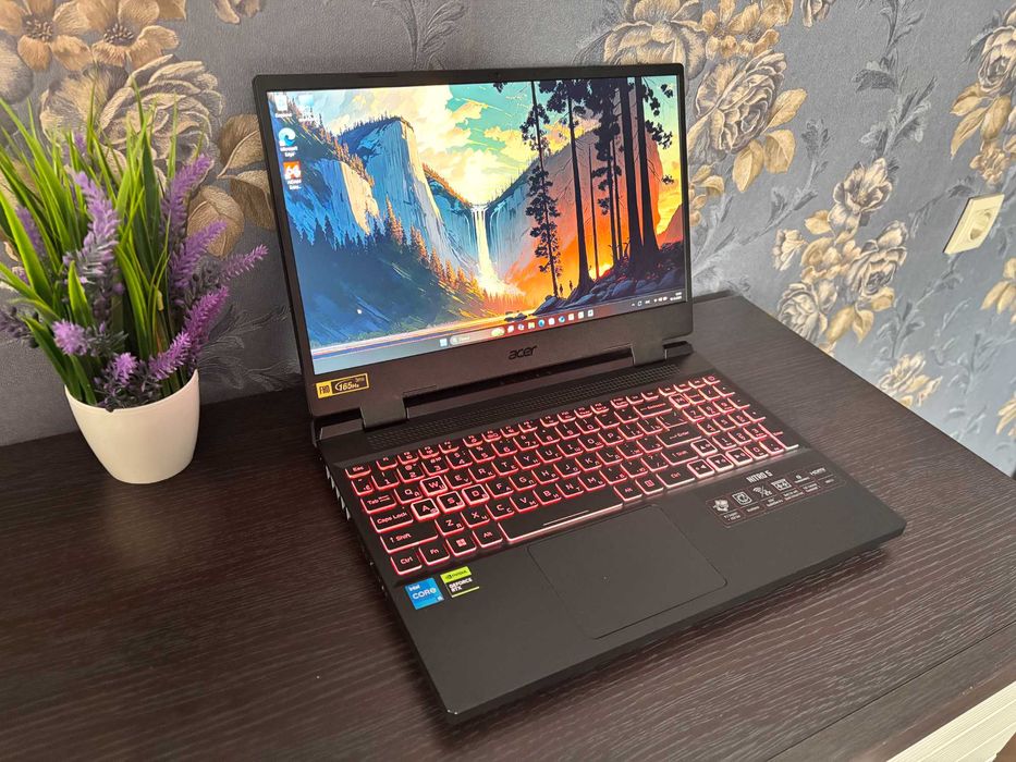 Игровой Нитро 5. RTX 4050 6gb. i5 12500h. 16gb ddr5. Экран 165гц 3мс