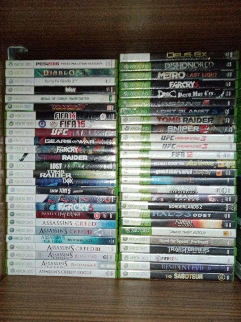 Xbox 360 uchun yangi va ishlatilgan disklar