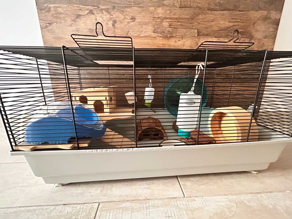 cusca hamsteri complet echipata pentru 1 sau 2