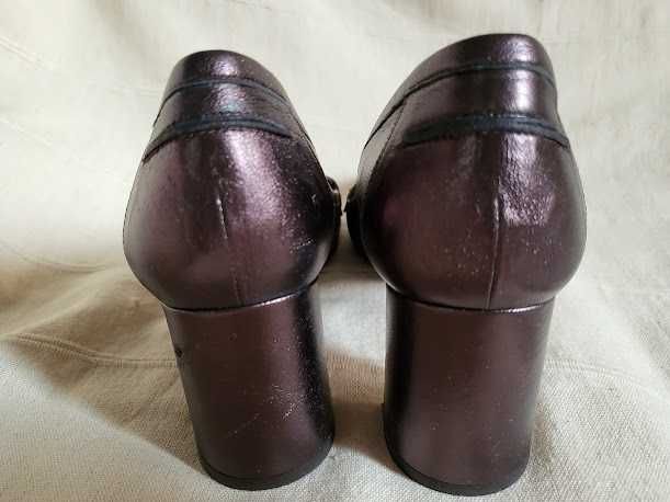 Pantofi noi 38, din piele naturala, Pura Lopez
