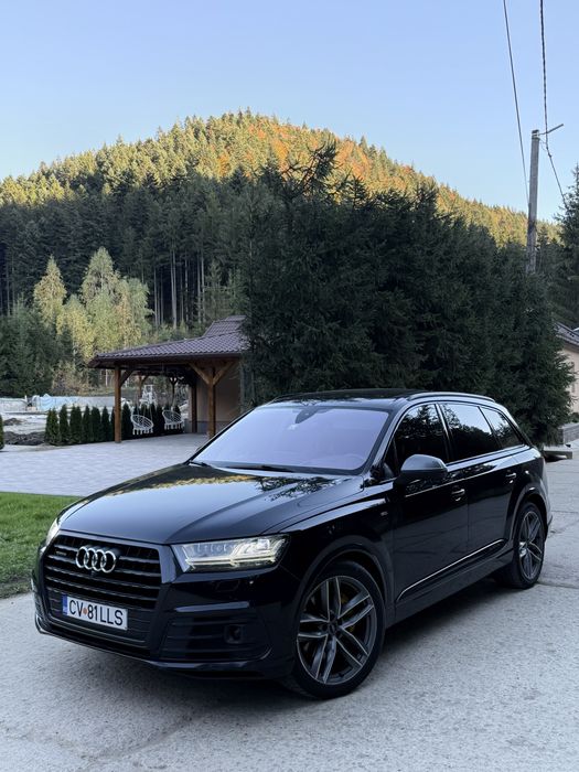 Audi Q7 2016 3.0 Diesel 272CP 3x SLine 7 locuri Black Line
