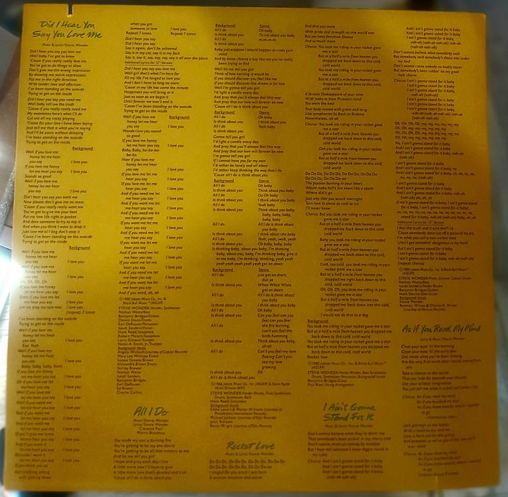 Stevie Wonder-Hotter than July disc vinil