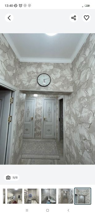 Kadeweva yaqinida 3 xonali uy sotiladi. 78kvm. Mebellari bilan.