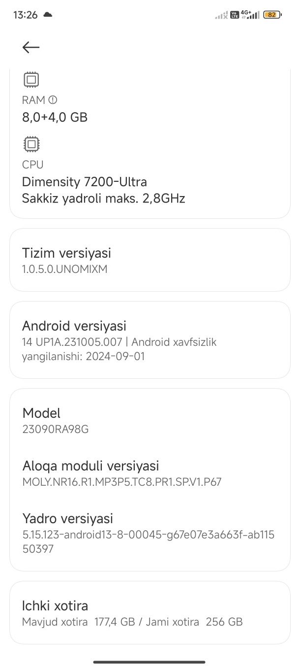 Redmi 13 pro+5G 8/256 ishlashi zoʼr