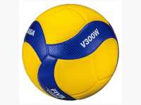Мяч волейбольный Mikasa V300W FIVB NEW, желтый цвет, 5 размер