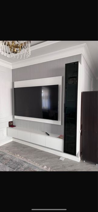 Тв зона от 150 тыс/ зеркало/ панели бамбук лувр скала. Tv zona zerkalo