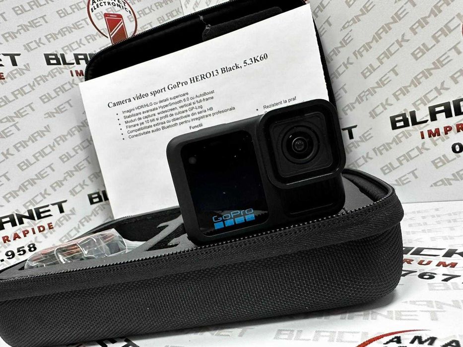 BLACK AMANET P2 • GoPro Hero 13 black +cutie transport