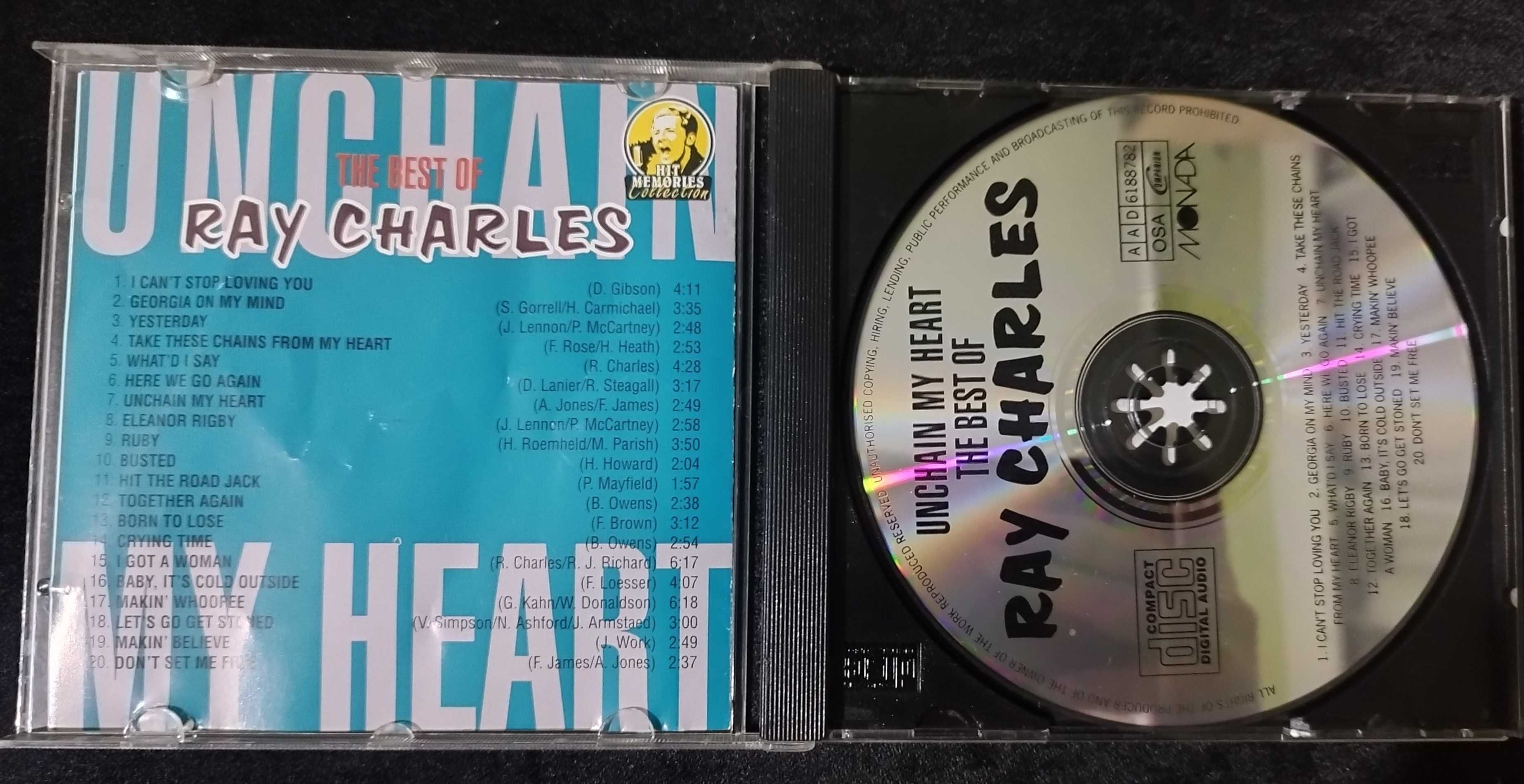 Продавам компакт диск на The best of Ray Charles-My heart
