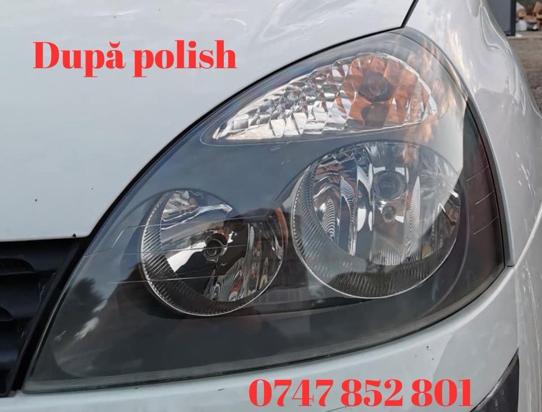 Polish faruri / Polimerizare - Curățare tapițerie - Detailing auto