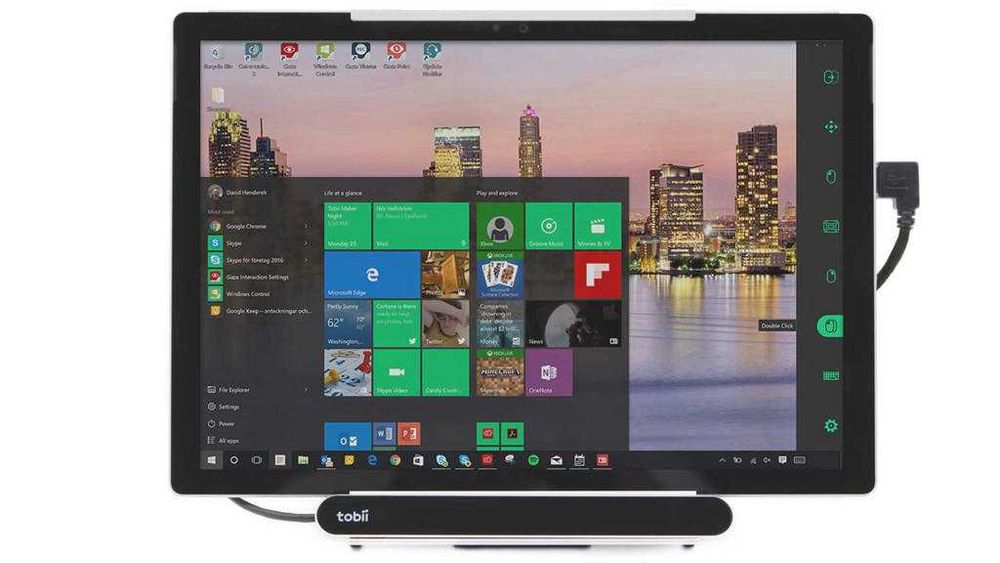 Sistem Tobii Dynavox PCEye 5 + Microsoft Surface + stativ