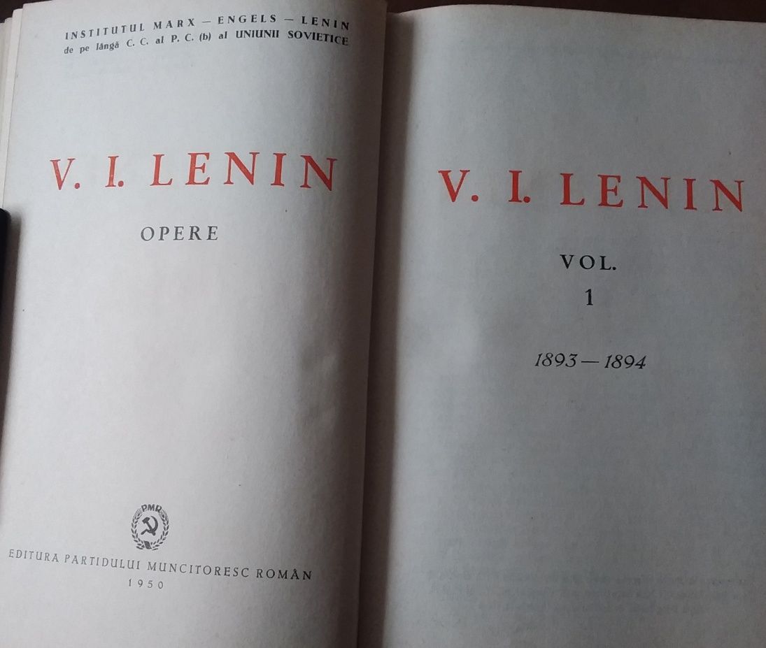 V.I.Lenin  opere,39 volume.