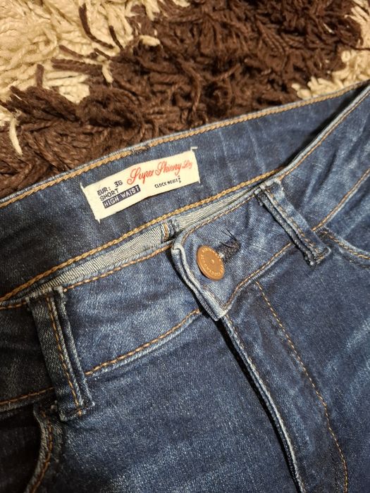 Blugi dama elastici, talie inalta, marimea S