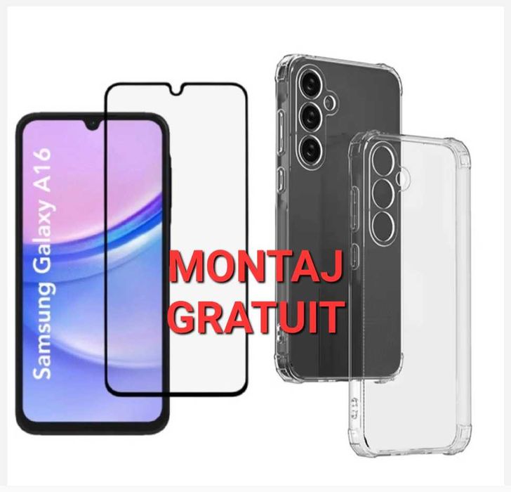 Set Samsung A07 A16 A17 A25 A51 A52S A71 - Husa AntiSoc + Folie Sticla