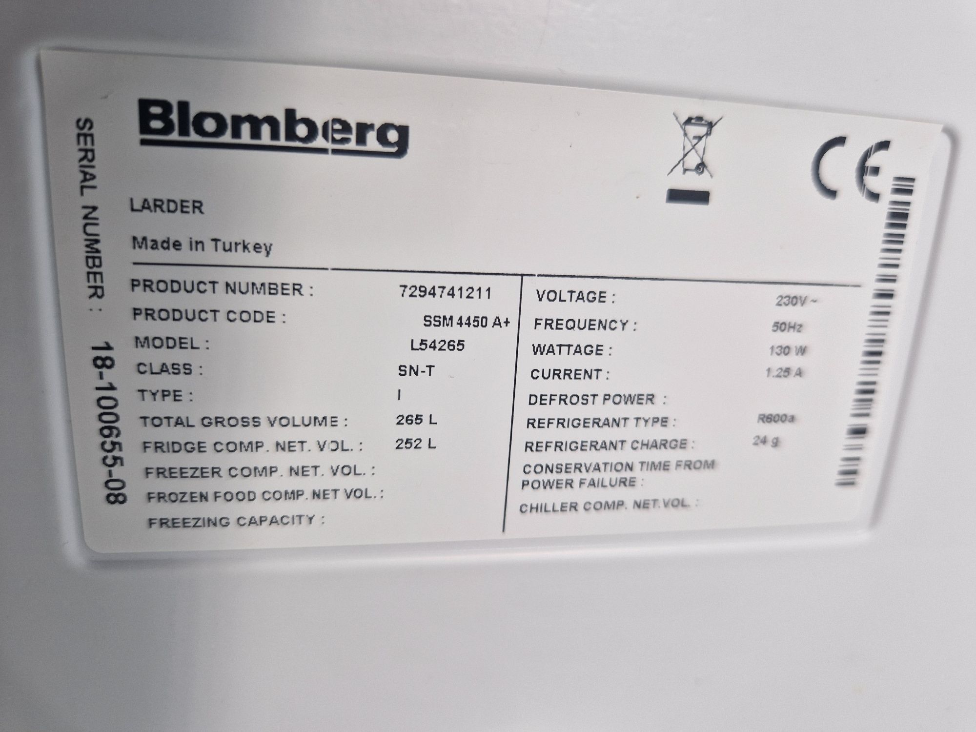 Хладилник Bloomberg внос от Германия