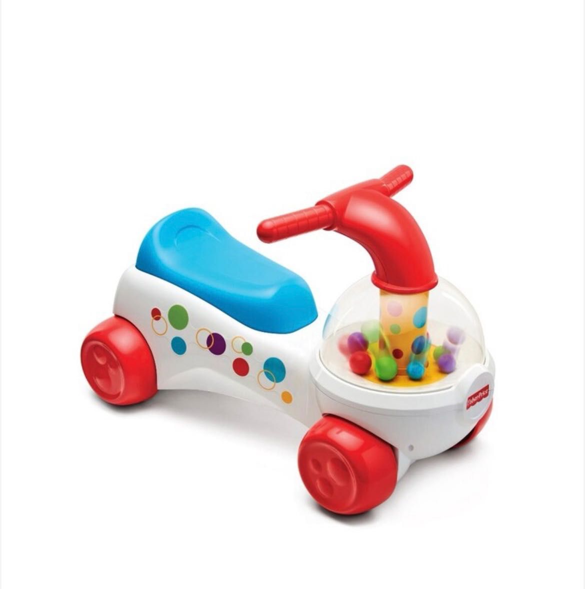 Детска кола Fisher Price за бутане, Corn Popper Ride-On, 1-3 години
