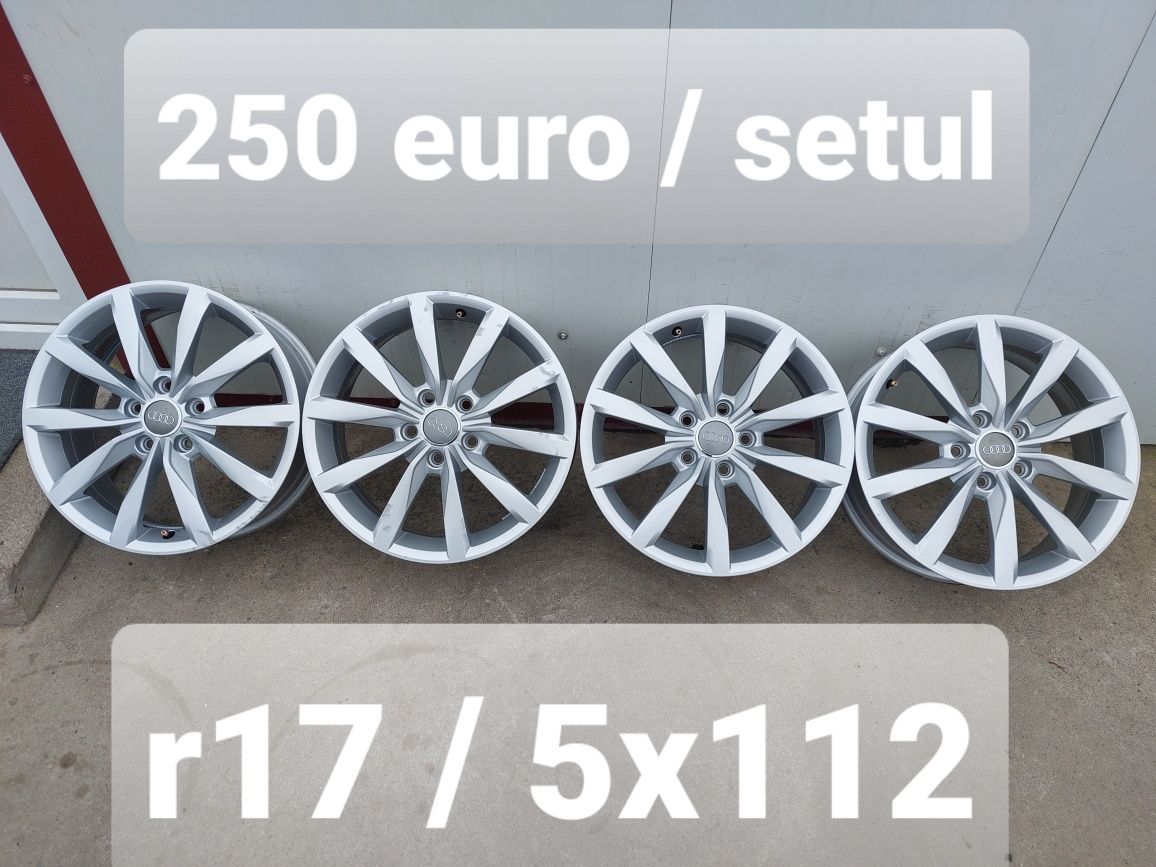 Jante aluminiu r17 / Audi Vw Skoda Seat / 5x112