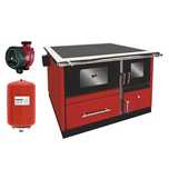 Pachet termosoba pe lemn Termax Maria 25 kW otel, evacuare pe stanga