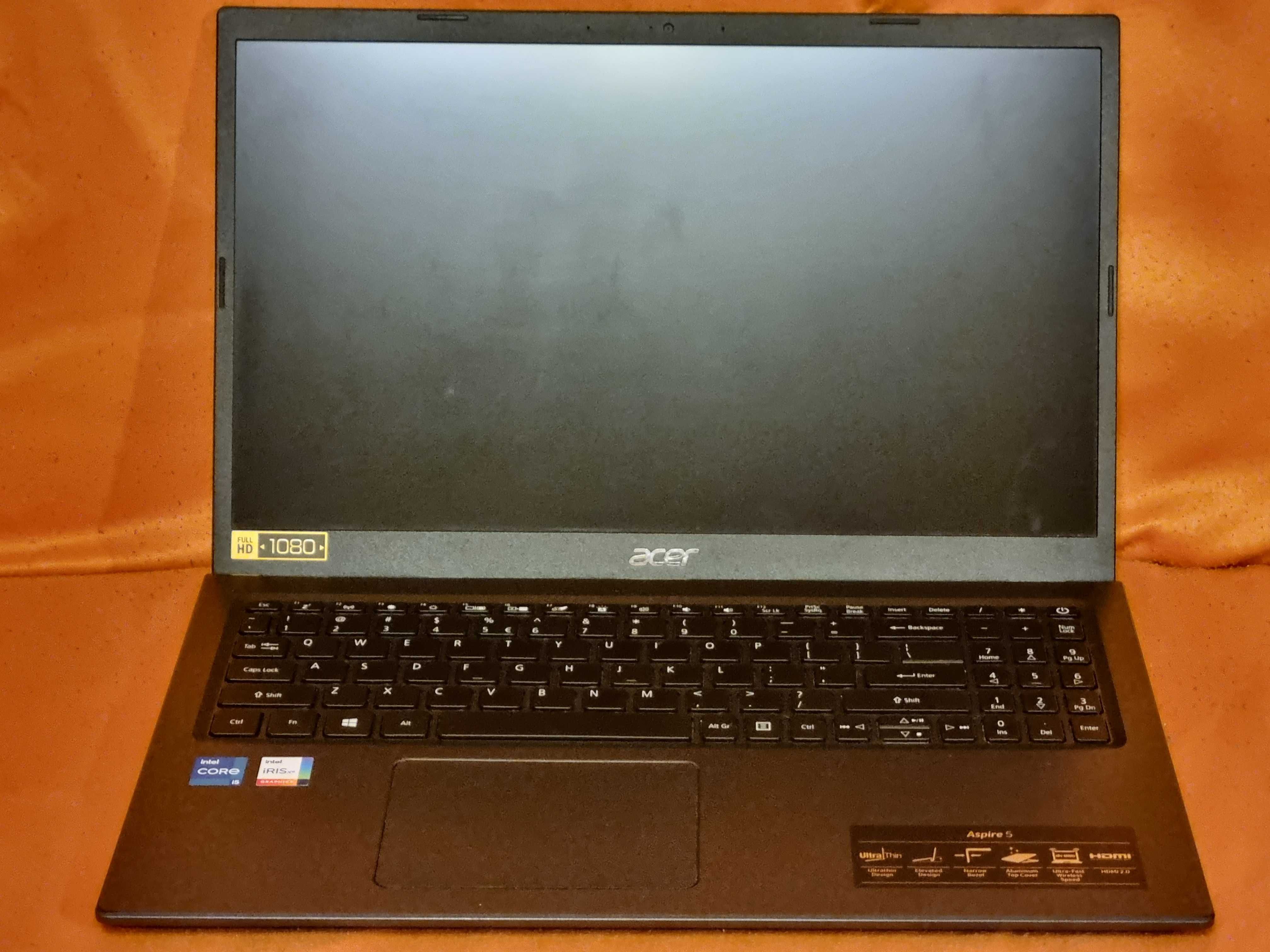 Laptop ACER A515-56-50QN, i5-1135G7, 15.6", RAM20GB, SSD 512GB+HDD 2TB