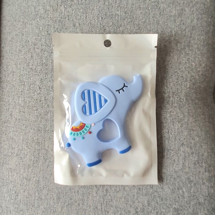 Jucarie pentru dentitie, din silicon alimentar pentru bebelus- 4 buc.