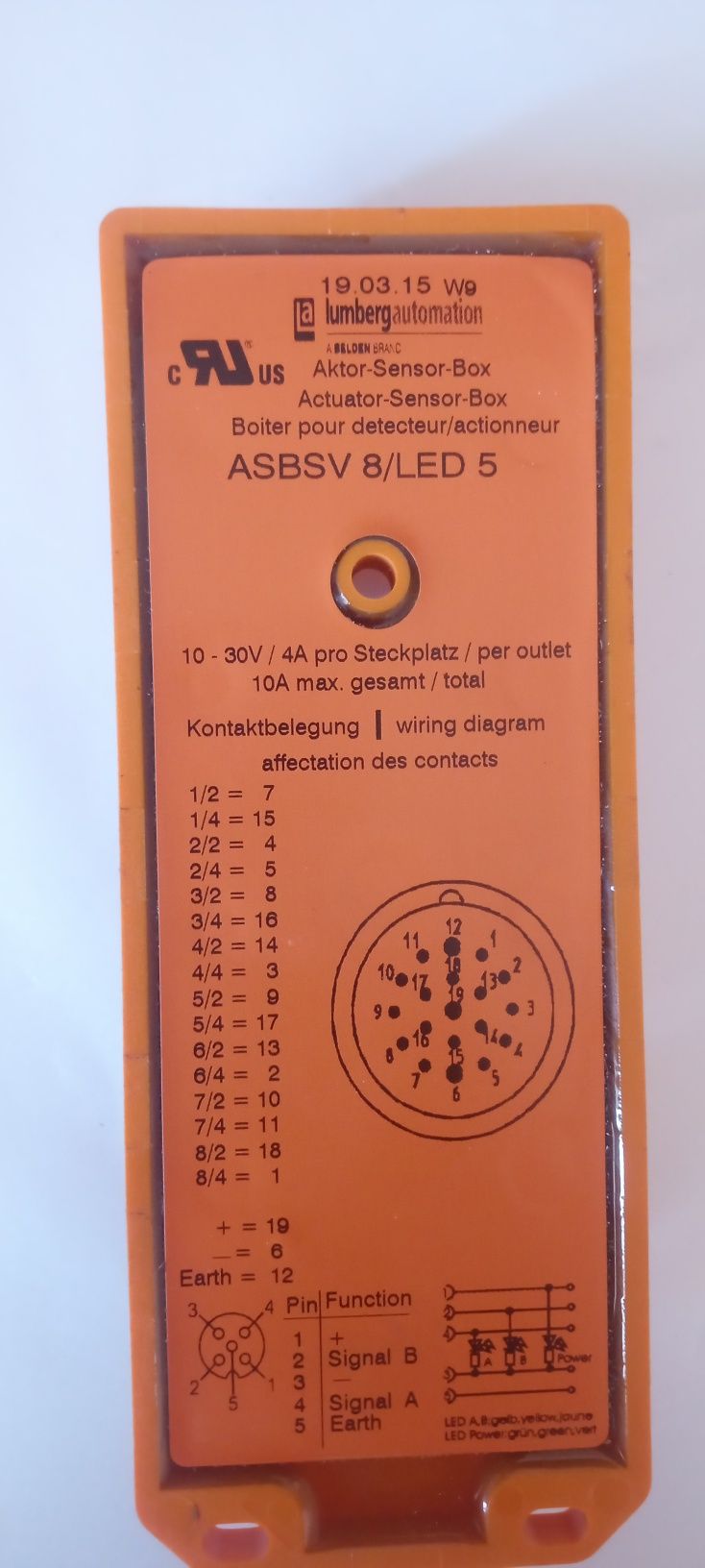 Modul Festo cpx-fb13 și modul lumberg ASBSV8