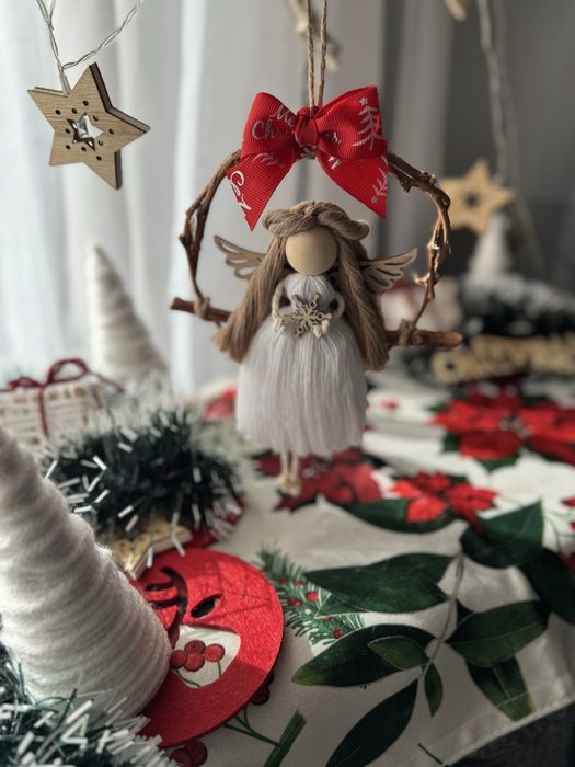 Коледен Подарък - Ангели от Макраме